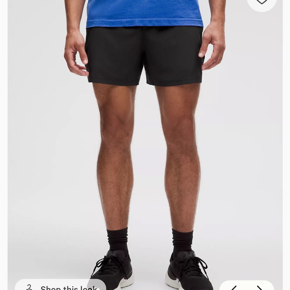 Men’s pace break liner-less short Lululemon 5”